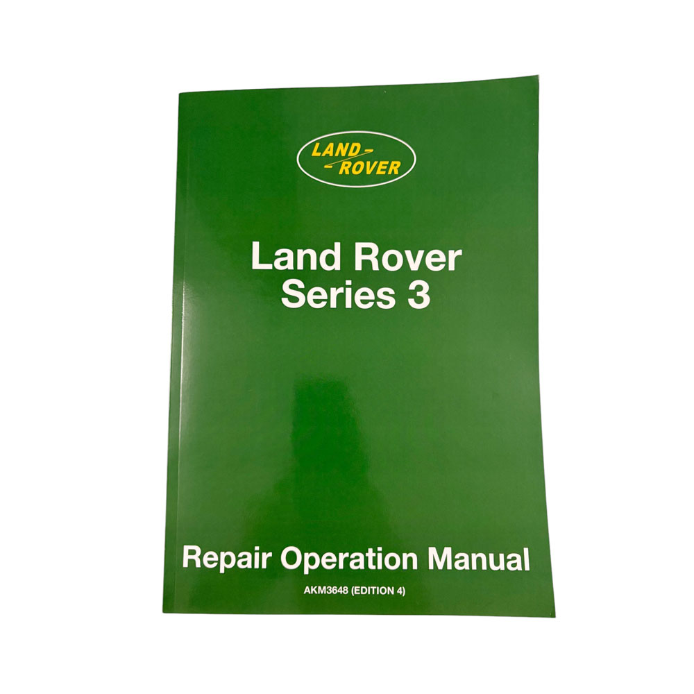 Land Rover Series 3 Repair Operation Manual  ISBN9781855201088 